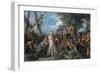 The Capture of the Golden Fleece, 1742-3 (Oil on Canvas)-Jean Francois de Troy-Framed Giclee Print