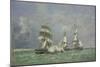 The Capture of the 'Petit Rodeur', 1878-Eugène Boudin-Mounted Giclee Print