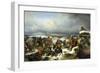 The Capture of the Prussian Fortress of Kolberg on 16th December 1761, 1852-Alexander Von Kotzebue-Framed Giclee Print
