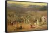 The Capture of the Retinue of Abd-El-Kader (1808-83) Or, the Battle of Isly in 1844, 1844-63-Horace Vernet-Framed Stretched Canvas