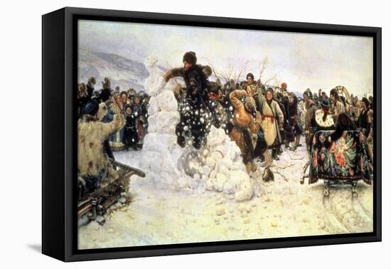 The Capture of the Snow Fortress, 1891-Vasilii Ivanovich Surikov-Framed Stretched Canvas