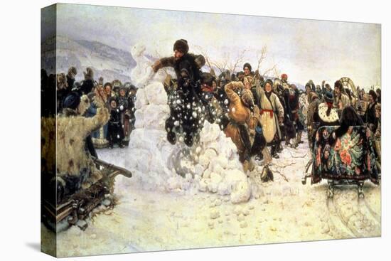 The Capture of the Snow Fortress, 1891-Vasilii Ivanovich Surikov-Stretched Canvas