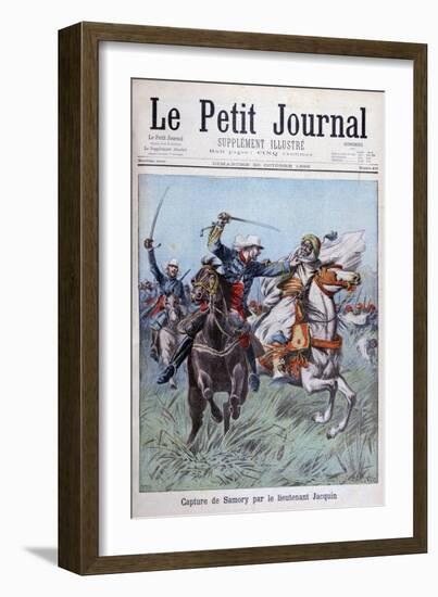 The Capture of Toure Samory by Lieutenant Jacquin Near Guelemou in 1898-Henri Meyer-Framed Giclee Print