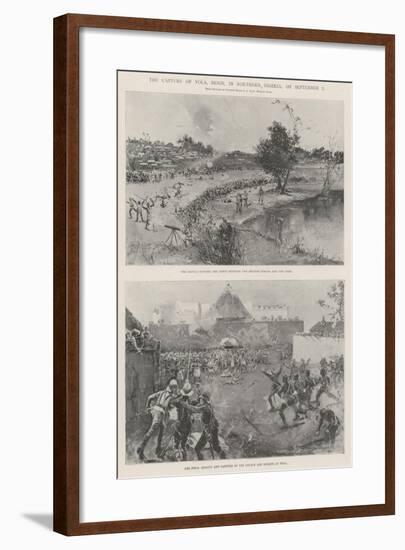 The Capture of Yola, Benin, in Northern Nigeria, on 2 September-Henry Charles Seppings Wright-Framed Giclee Print