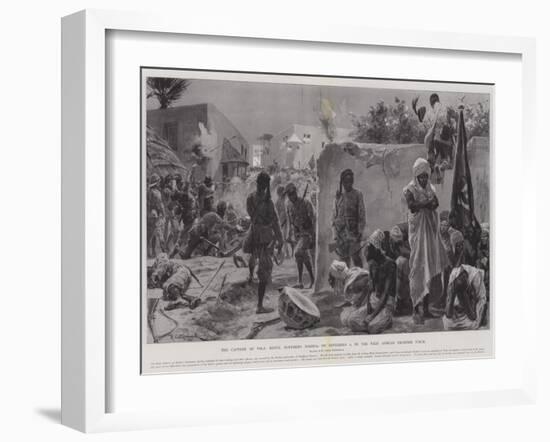 The Capture of Yola, Benue, Northern Nigeria, on 2 September, by the West African Frontier Force-Richard Caton Woodville II-Framed Giclee Print