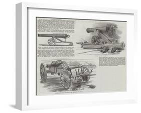 The Captured Russian Guns at Portsmouth-null-Framed Giclee Print