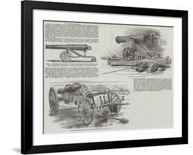 The Captured Russian Guns at Portsmouth-null-Framed Giclee Print