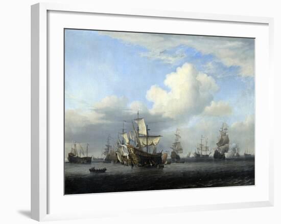 The Captured 'Swiftsure, 'Seven Oaks, 'Loyal George' and 'Convertine..., C1666-Willem Van De Velde The Younger-Framed Giclee Print