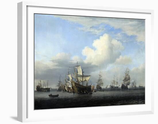 The Captured 'Swiftsure, 'Seven Oaks, 'Loyal George' and 'Convertine..., C1666-Willem Van De Velde The Younger-Framed Giclee Print