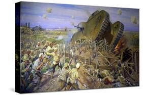 The Capturing of a Tank Near Kakhovka, 1927-Ivan Vladimirov-Stretched Canvas