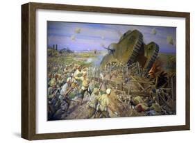 The Capturing of a Tank Near Kakhovka, 1927-Ivan Vladimirov-Framed Giclee Print