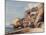 The Capuchin Monastery at Amalfi from the Beach, with Additions by a Borbone Pupil-Giacinto Gigante-Mounted Giclee Print