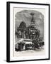 The Car of Juggernaut. Hindu Ratha Yatra Temple Car-null-Framed Giclee Print