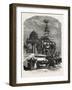 The Car of Juggernaut. Hindu Ratha Yatra Temple Car-null-Framed Giclee Print