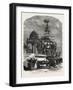 The Car of Juggernaut. Hindu Ratha Yatra Temple Car-null-Framed Giclee Print