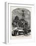 The Car of Juggernaut. Hindu Ratha Yatra Temple Car-null-Framed Giclee Print