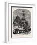 The Car of Juggernaut. Hindu Ratha Yatra Temple Car-null-Framed Giclee Print