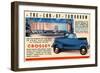 The Car Of Tomorrow-Curt Teich & Company-Framed Premium Giclee Print