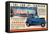 The Car Of Tomorrow-Curt Teich & Company-Framed Stretched Canvas