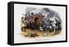 The Carabiniers at the Battle of Ramillies, 23rd May 1706-null-Framed Stretched Canvas