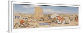 The Caravan - an Arab Encampment at Edfou, C.1861-John Frederick Lewis-Framed Premium Giclee Print