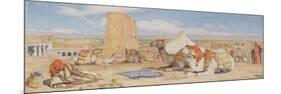 The Caravan - an Arab Encampment at Edfou, C.1861-John Frederick Lewis-Mounted Premium Giclee Print