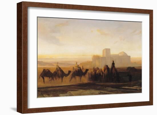 The Caravan-Alexandre-Gabriel Decamps-Framed Giclee Print