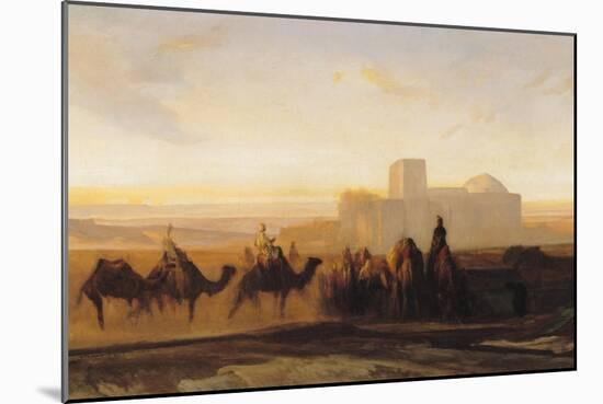 The Caravan-Alexandre-Gabriel Decamps-Mounted Giclee Print