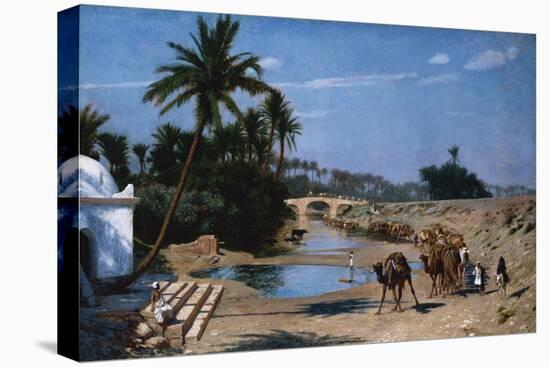 The Caravan-Jean Leon Gerome-Stretched Canvas