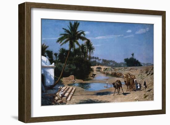 The Caravan-Jean Leon Gerome-Framed Giclee Print