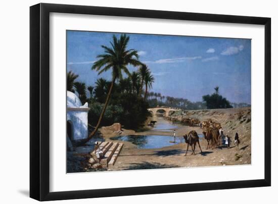 The Caravan-Jean Leon Gerome-Framed Giclee Print