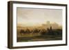 The Caravan-Alexandre Gabriel Decamps-Framed Art Print