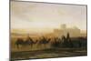 The Caravan-Alexandre Gabriel Decamps-Mounted Art Print