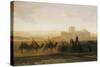 The Caravan-Alexandre Gabriel Decamps-Stretched Canvas