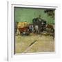 The Caravans, Gypsy Encampment Near Arles, 1888-Vincent van Gogh-Framed Art Print