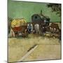 The Caravans, Gypsy Encampment Near Arles, 1888-Vincent van Gogh-Mounted Art Print