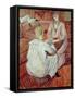 The Card Game, 1893-Henri de Toulouse-Lautrec-Framed Stretched Canvas