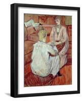 The Card Game, 1893-Henri de Toulouse-Lautrec-Framed Giclee Print