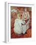 The Card Game, 1893-Henri de Toulouse-Lautrec-Framed Giclee Print