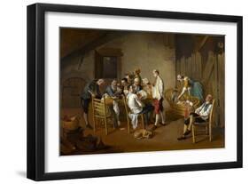 The Card Game, c.1738-1750-Giacomo Ceruti-Framed Giclee Print