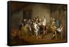 The Card Game, c.1738-1750-Giacomo Ceruti-Framed Stretched Canvas