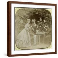 The Card Game, C1850-null-Framed Giclee Print