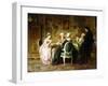 The Card Game-Carl Heinrich Hoff-Framed Giclee Print