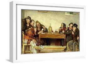 The Card Game-Gaetano Bellei-Framed Giclee Print