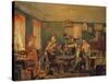 The Card Players, 1850s-Nikolai Petrowitsch Petrow-Stretched Canvas