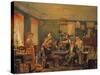 The Card Players, 1850s-Nikolai Petrowitsch Petrow-Stretched Canvas