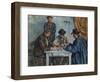 The Card Players, 1890-92-Paul Cezanne-Framed Premium Giclee Print