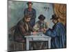 The Card Players, 1890-92-Paul Cezanne-Mounted Premium Giclee Print