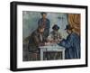 The Card Players, 1890-92-Paul Cezanne-Framed Giclee Print