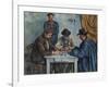 The Card Players, 1890-92-Paul Cezanne-Framed Giclee Print